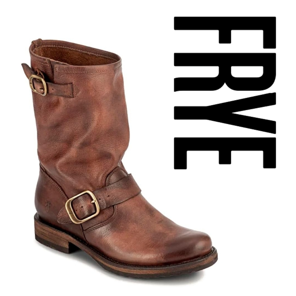 Frye - Veronica Short Boots - Stone - Size 7 - Picture 1 of 7